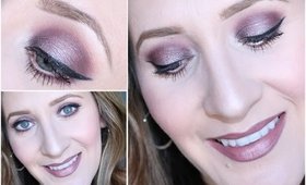 GRWM - MAUVES!  LORAC MEGA PRO 2 PALETTE - VLOGMAS DAY 16