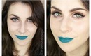 How to rock a Green Lip!! ft. Illamasqua 'Apocalips' plus first thoughts on 'Skin Base' foundation.