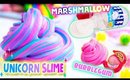 DIY FLUFFY SLIME! How To Make 3 Types! THE BEST Bubblegum, Marshmallow and Unicorn Slime!