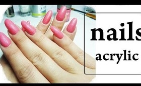 How to infill an acrylic nails