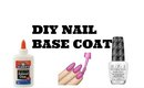 DIY HOW TO MAKE NAIL BASE COAT