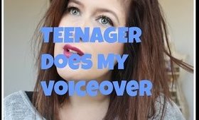 VLOGMAS DAY 20 - TEENAGER Does My Voiceover