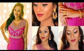 My Diwali Look: Makeup, Hair, Outfit and Accessories!!