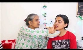 हिंदी : Papaya Facial At Home + Meet भुआजी Christmas Special | Get Glowing Healthy & Spotless Skin