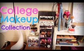 College Makeup Collection & Storage!