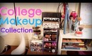 College Makeup Collection & Storage!