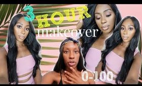 3 HOUR GLAM TRANSFORMATION GET READY WITH ME