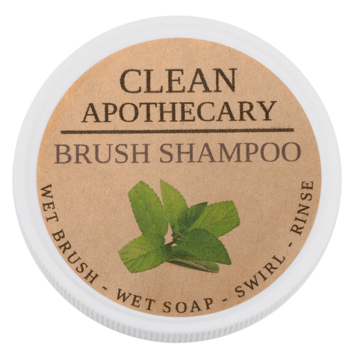 Clean Apothecary Brush Shampoo Spearmint alternative view 1 - product swatch.