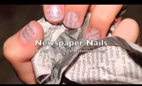 Newspaper Nails