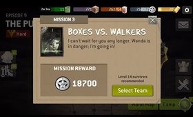 The Walking Dead No Mans Land: Episode 9 Mission 3 (Hard Mode) BOXES VS WALKERS