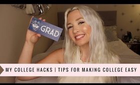 COLLEGE HACKS | Tips For Making College EASY