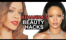 RIHANNA BEAUTY HACKS, MAKEUP SECRETS, & SKIN CARE TIPS│HOW TO GET FLAWLESS SPOTLESS SKIN & STAND OUT