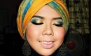 Arabic Inspired Makeup with Gold & Turquoise