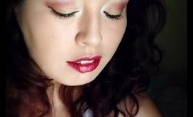 Burgundy & Bronze Fall Makeup