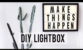 DIY LED LIGHTBOX | Room Decor | ANN LE