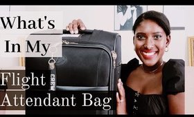 WHAT'S IN MY FLIGHT ATTENDANT LUGGAGE