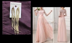 dressgal   dress top earrings