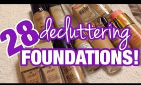 28 FOUNDATIONS for TAN OLIVE BROWN GIRLS with DRY SKIN | Declutter & Spring Cleaning Week | MelissaQ