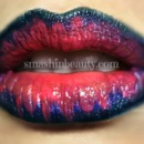 Tie Dye Inspired Lips