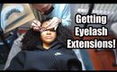 Getting Eyelash Extensions for the FIRST Time | Come With Me!