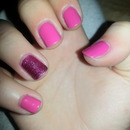 Pink nails
