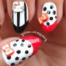 Cute Hello Kitty Stiletto Nails ♥