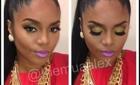 LOVE & HIPHOP ATLANTA S2 REUNION RASHEEDA MAKEUP LOOK