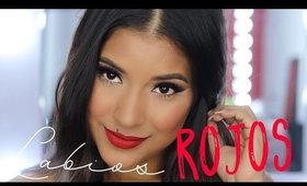 Look neutro con labios rojos | Kriz Reales