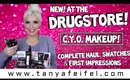 NEW! At The Drugstore! C.Y.O. Makeup! | Complete Haul, Swatches, & First Impressions | Tanya Feifel