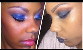 TBT: Navy Blue Smokey Eye