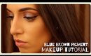 MAC Blue Brown Pigment ♡ Makeup Tutorial