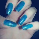 Blue moon nails