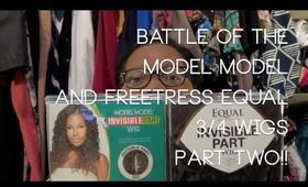 Model Model Invisible Part Wig and Freetress Invisible Part Wig Review Part Two