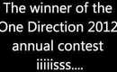 Winner of the One Direction 2012 Annual Contest!