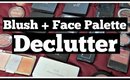 Blush and Face Palette Declutter 2018