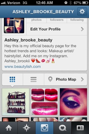 Hey everyone please add my new beauty page on Instagram and yes I do follow back =).       Ashley_brooke_makeup
