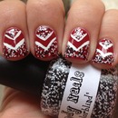 Cozy Christmas Sweater Nails