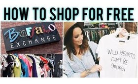 HOW TO SHOP FOR FREE | Follow me to Buffalo Exchange