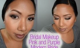 Bridal Makeup Series:  Pink and Purple Modern Bride