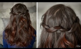 Twisted Waterfall Hairstyle