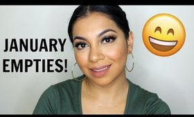 JANUARY EMPTIES! PRODUCTS I'VE FINISHED! | MissBeautyAdikt