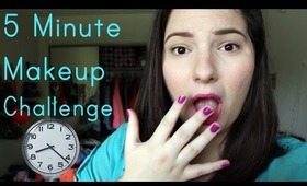 5 Minute Makeup Challenge | OliviaMakeupChannel