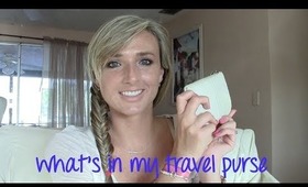 what's in my travel purse?