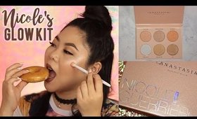 ABH x NICOLE GUERRIERO GLOW KIT: REVIEW, SWATCHES, DEMO | MakeupANNimal