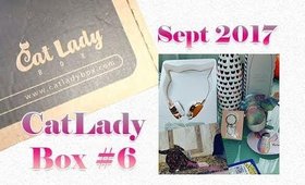 CRAZY CatLady Box #6  | Septmember 2017 |  PrettyThingsRock