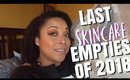 DID WE FINISH 300 EMPTIES IN 2018? ~ LAST EMPTIES OF 2018 #25 | Skincare Natural Hair | MelissaQ