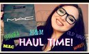 HAUL:  Sephora, Mac, H&M, Old Navy and more!