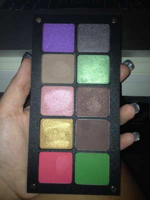 My newly completely Inglot palette (using the freedom system)
