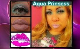 Aqua Prinsess Makeup Tutorial using 252 Palette