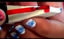 Fourth of July Ómbre Nail Art Tutorial